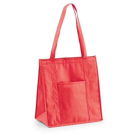ROTTERDAM. Chladicí taška z netkané textilie (80 g/m²), červená