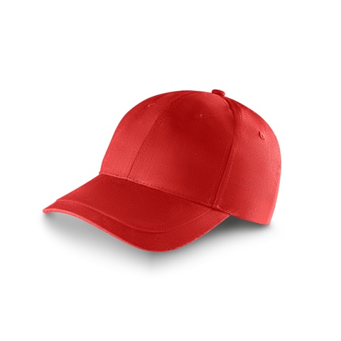 RYAN. Čepice vyrobená z česané (65% recyklované) bavlny, červená