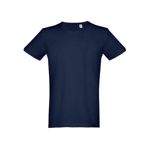SAN MARINO. Pánské tričko s krátkým rukávem z česané bavlny, modrá, L