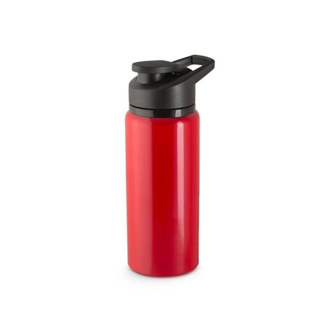 SHAWN. 90% recyklované hliníková sportovní láhev 660 mL, červená