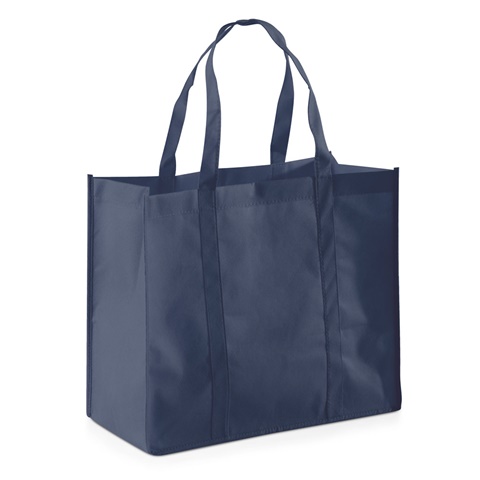 SHOPPER. Taška z netkané textilie (80 g/m²), modrá