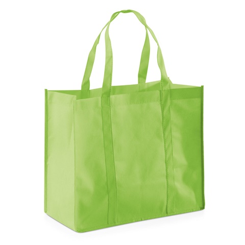 SHOPPER. Taška z netkané textilie (80 g/m²), světle zelená