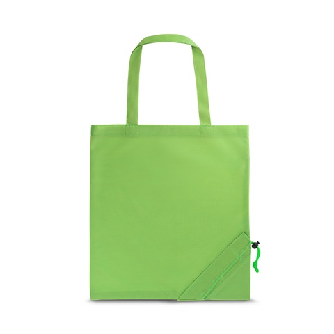 SHOPS. Skládací taška 190T, světle zelená