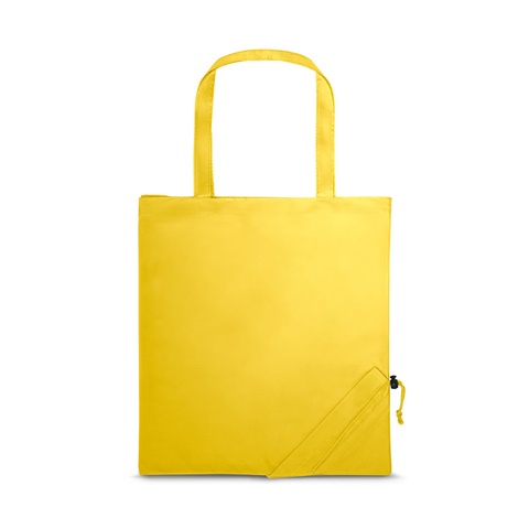 SHOPS. Skládací taška 190T, žlutá