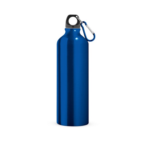 SIDEROT. Hliníková sportovní láhev s karabinou 750 ml, královská modrá