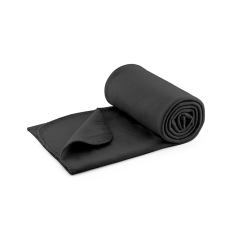 SULENA. Fleecová deka (180 g/m²), černá