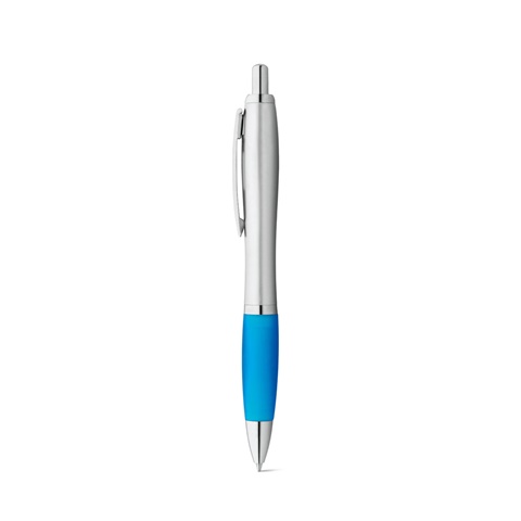 SWING. Kuličkové pero s kovovým klipem, světle modrá