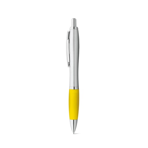 SWING. Kuličkové pero s kovovým klipem, žlutá
