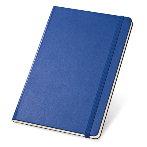 TWAIN. Zápisník A5 s linkovanými listy v barvě slonové kosti, královská modrá
