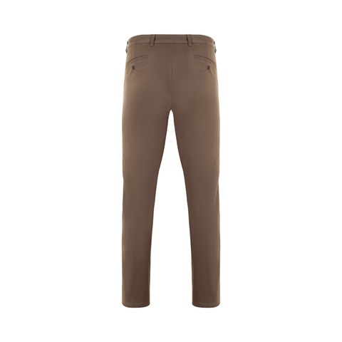 VL VISHNU. Unisex elastické chino kalhoty (260 g/m²), bavlna (98 %) a elastan (2 %), světlá přírodní, 34