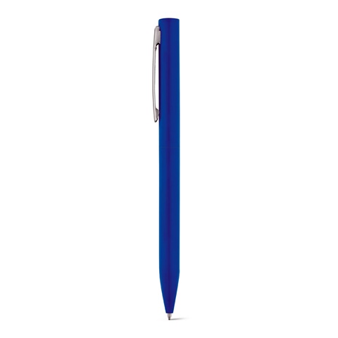 WASS. Hliníkové kuličkové pero s otočným mechanismem, modrá