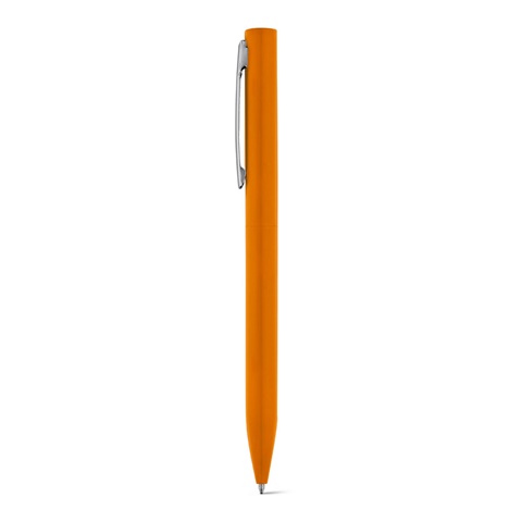 WASS. Hliníkové kuličkové pero s otočným mechanismem, oranžová